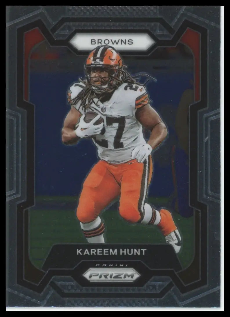 2023 Panini Prizm Kareem Hunt 67 Cleveland Browns - Football Card Single