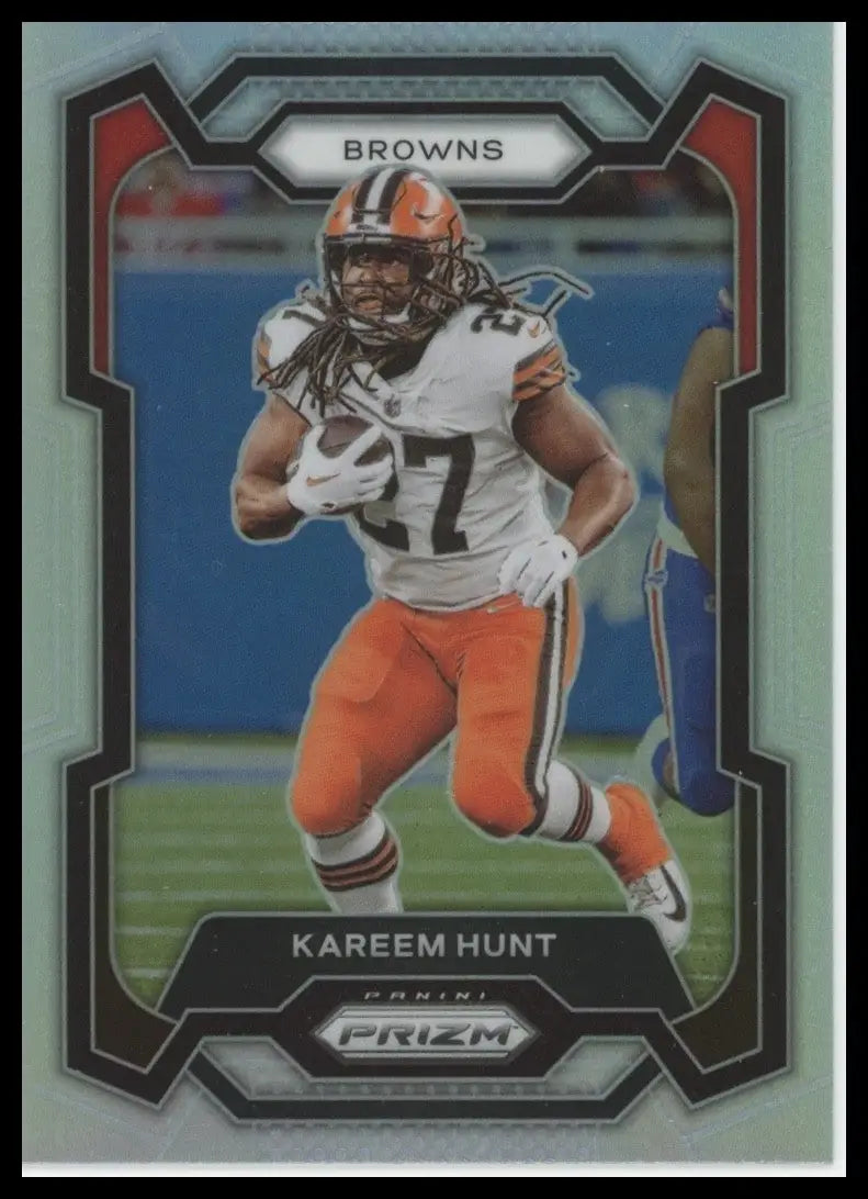 2023 Panini Prizm - Kareem Hunt #67 Silver Prizm - Football Card Single