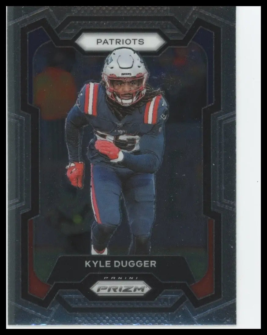 2023 Panini Prizm Kyle Dugger #205 New England Patriots Football Card NFL Sports - Football Card Single