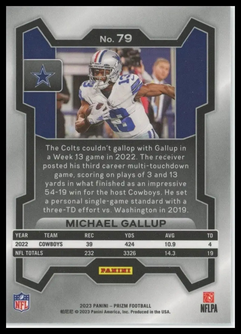 2023 Panini Prizm - Michael Gallup #79