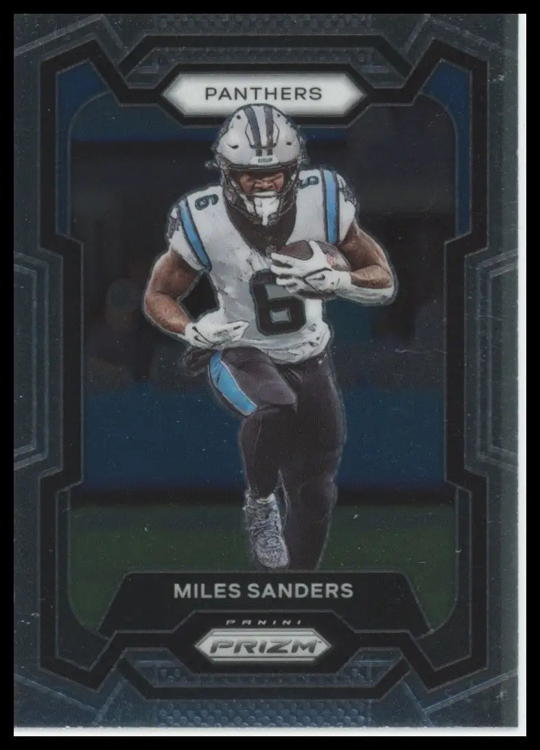 2023 Panini Prizm Miles Sanders #44 Carolina Panthers Football Card NFL Sports - Football Card Single