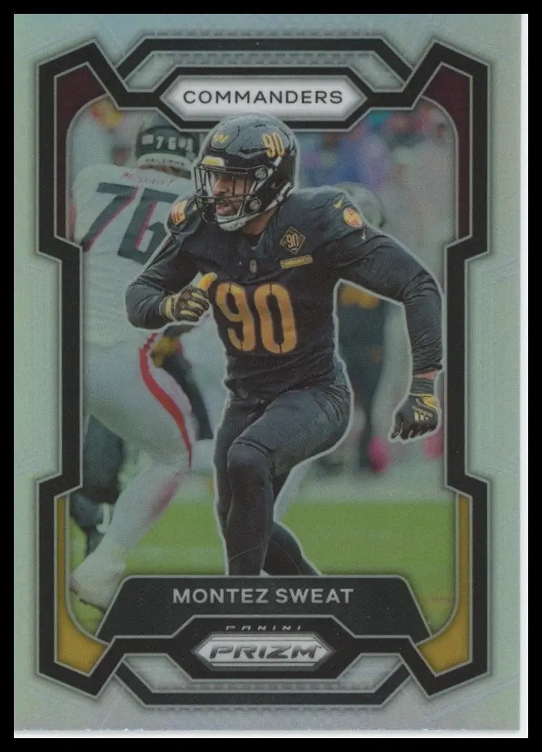2023 Panini Prizm - Montez Sweat #299 Silver Prizm - Football Card Single