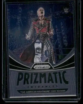 2023 Panini Prizm Prizmatic Entrances Cody Rhodes #9 Wrestling - Wrestling Card Single