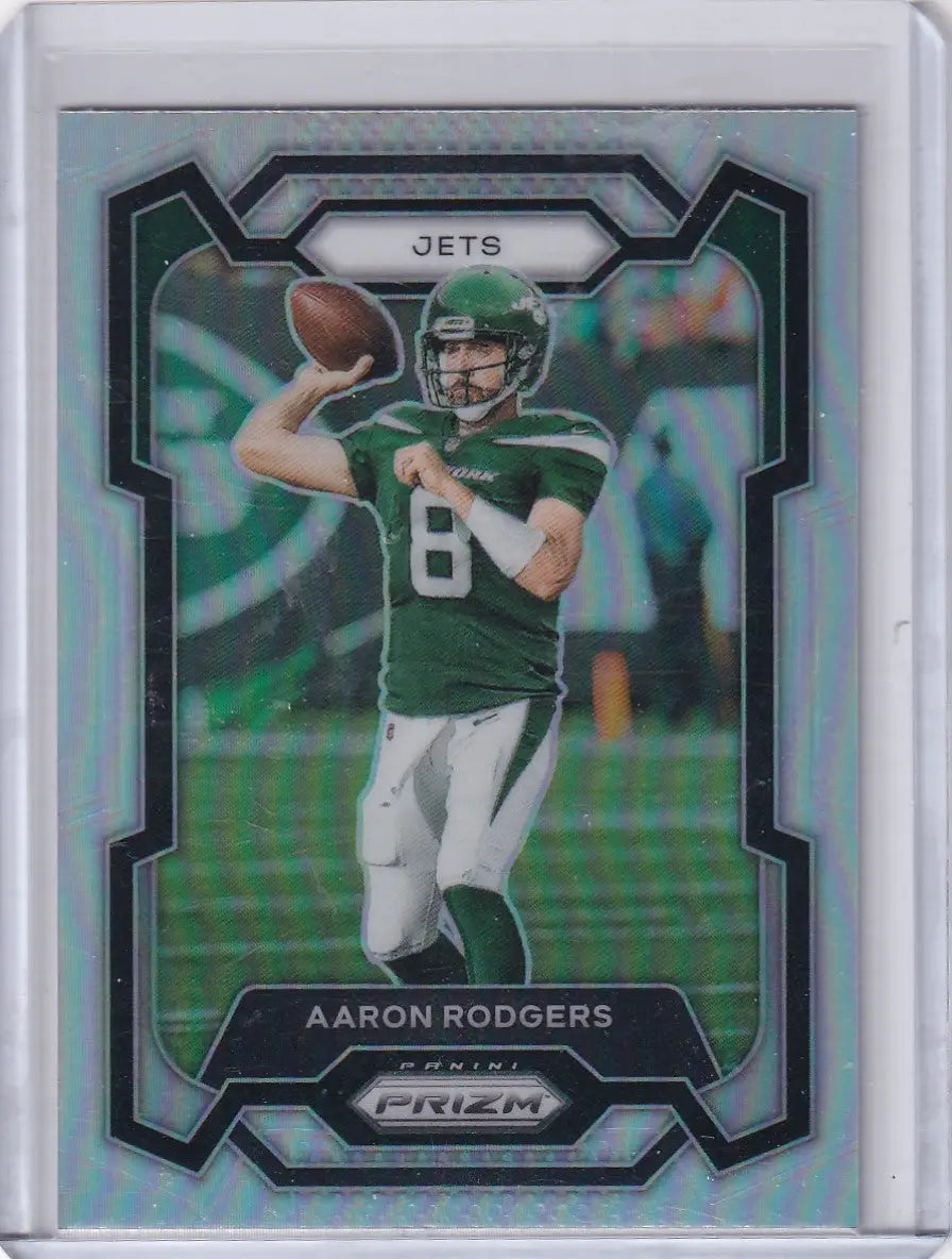 2023 Panini Prizm Silver #227 Aaron Rodgers - New York Jets - Football Card Single