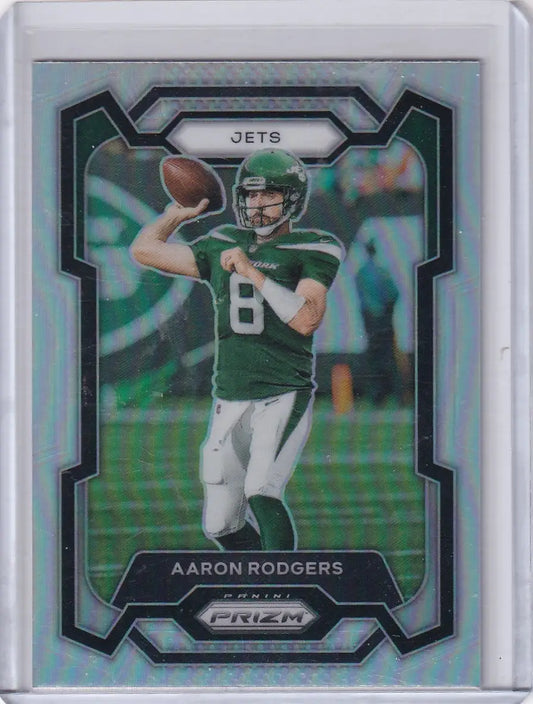 2023 Panini Prizm Silver #227 Aaron Rodgers - New York Jets - Football Card Single
