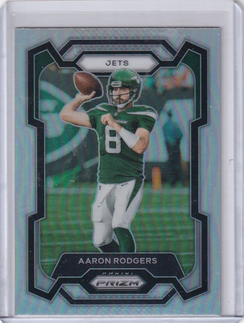 2023 Panini Prizm Silver #227 Aaron Rodgers - New York Jets - Football Card Single