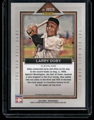 2023 Panini Prizm The Old Ball Game Larry Doby #OBG20 Baseball - Baseball Card Single