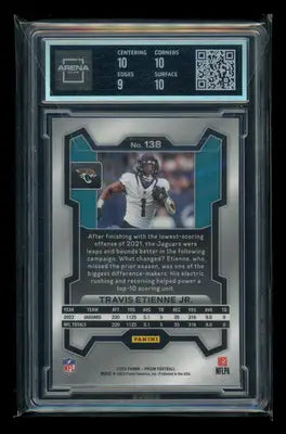 2023 Panini Prizm Travis Etienne Jr. #138 Football Arena Club 9.5 - Football Card Single
