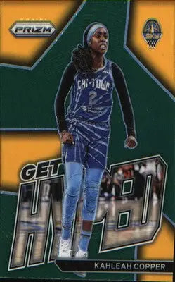 2023 Panini Prizm WNBA Get Hyped Green #6 Kahleah Copper - Basketball Card Single