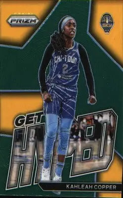 2023 Panini Prizm WNBA Get Hyped Green #6 Kahleah Copper - Basketball Card Single