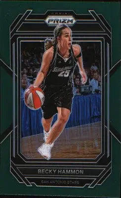 2023 Panini Prizm WNBA Green #125 Becky Hammon - Basketball Card Single