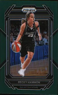 2023 Panini Prizm WNBA Green #125 Becky Hammon - Basketball Card Single
