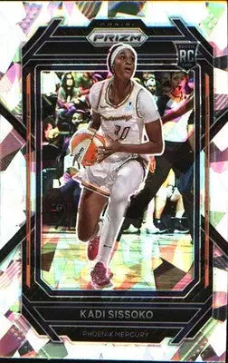 2023 Panini Prizm WNBA Ice Prizm #144 Kadi Sissoko Rookie RC - Basketball Card Single