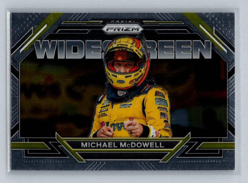 2023 Panini Prizm #WS8 Michael McDowell Widescreen Front Row Motorsports - Racing Card Single