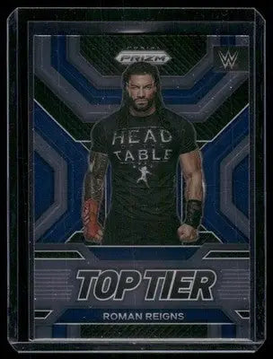 2023 Panini Prizm WWE Roman Reigns #30 Top Tier Wrestling - Wrestling Card Single