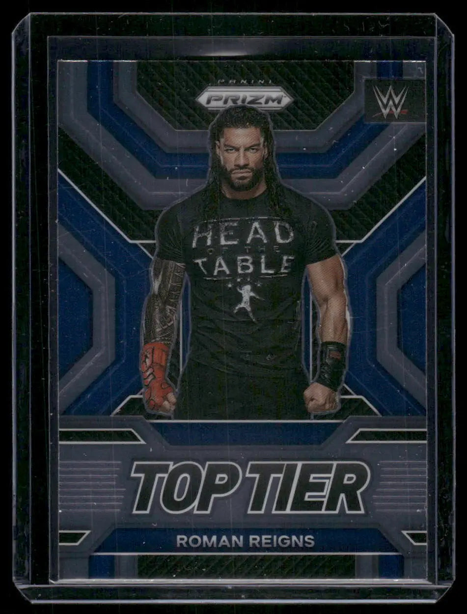 2023 Panini Prizm WWE Roman Reigns #30 Top Tier Wrestling