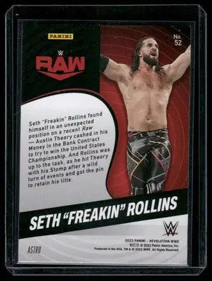 2023 Panini Revolution WWE Astro Seth ’Freakin’ Rollins #52 Wrestling - Wrestling Card Single