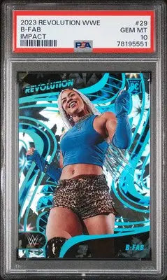 Panini Revolution WWE B-FAB Impact trading card PSA GEM MT 10 product image