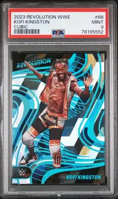 Revolution WWE Kofi Kingston trading card in mint condition from Panini Revolution WWE series