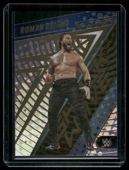 2023 Panini Revolution WWE Roman Reigns #No. 2 Shock Wave Wrestling