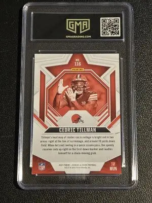 2023 Panini Rookies & Stars #116 Cedric Tillman True Blue GMA 9 #/49 - Football Card Single