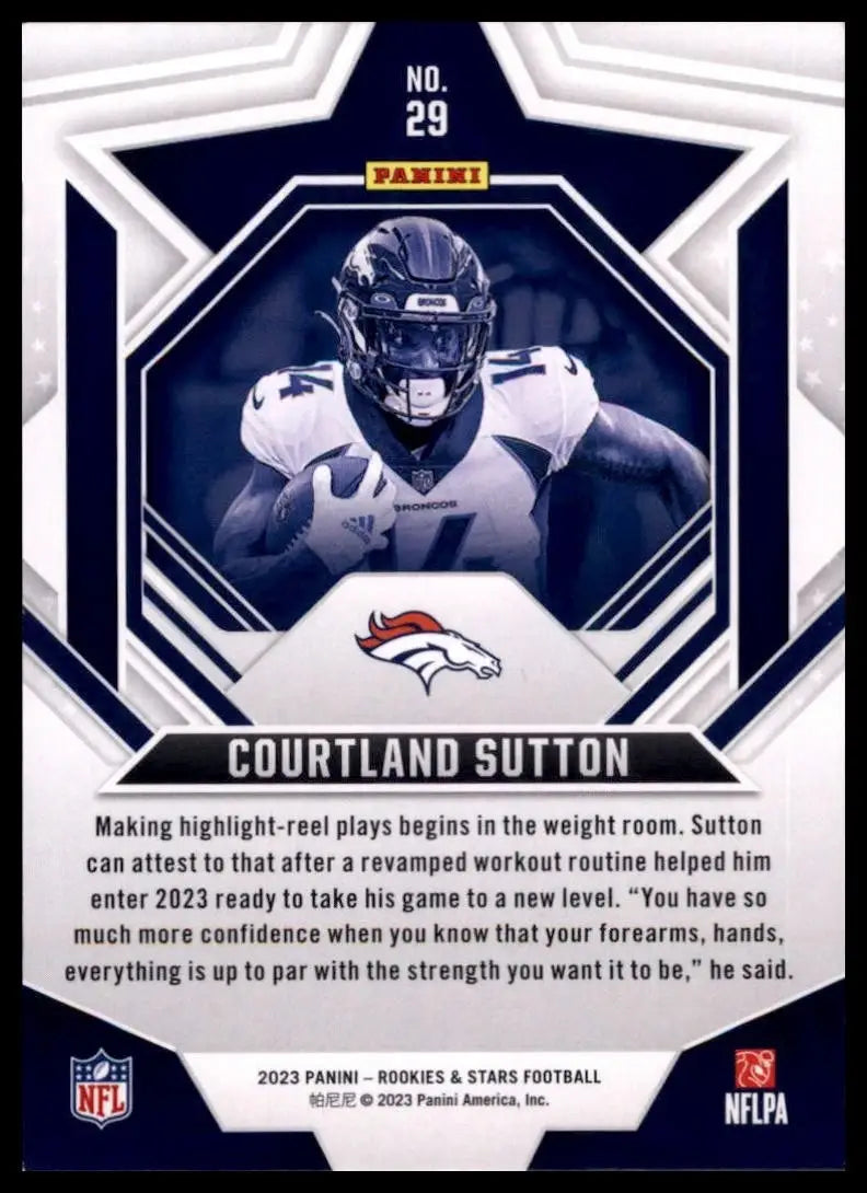 2023 Panini Rookies & Stars - Courtland Sutton #29 - Football Card Single