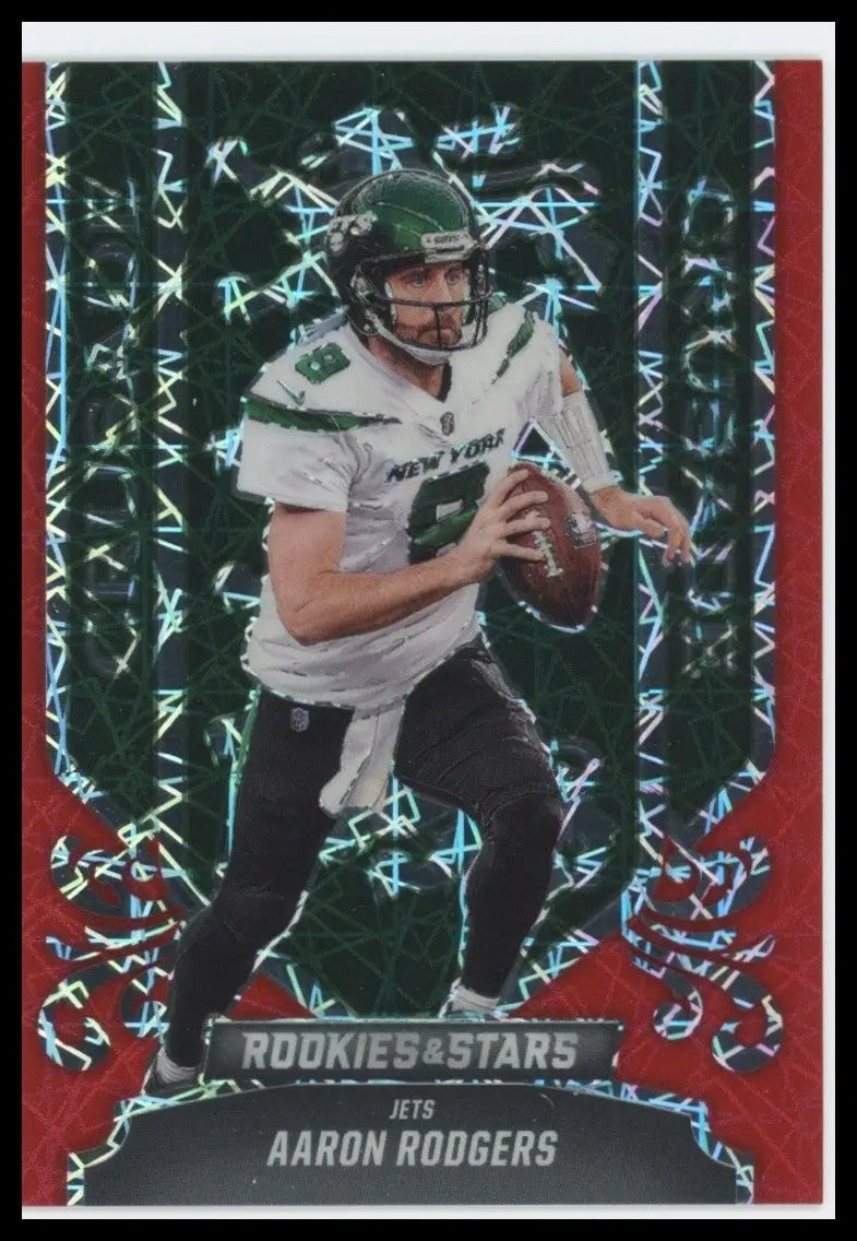 2023 Panini Rookies & Stars Crusade Red Aaron Rodgers #CR-18 New York Jets Card