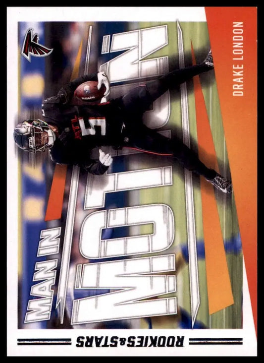 2023 Panini Rookies & Stars Man in Motion Drake London #MM-11 Atlanta Falcons