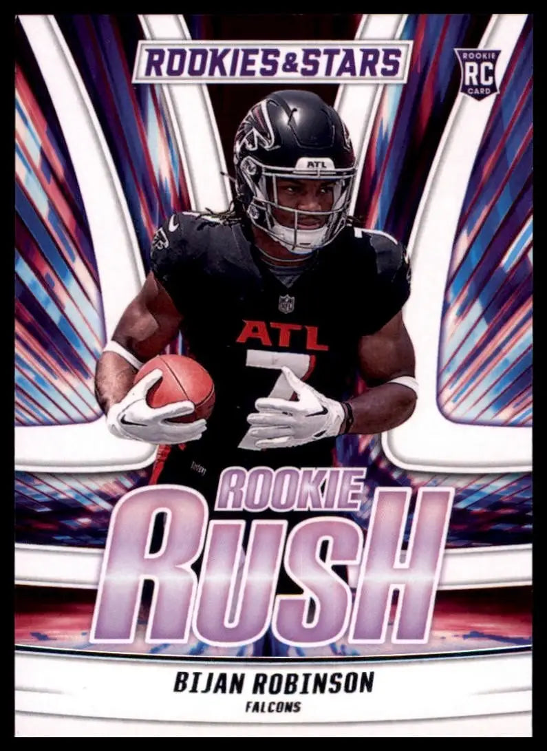 2023 Panini Rookies & Stars Rookie Rush Bijan Robinson #RR-2 Atlanta Falcons NFL
