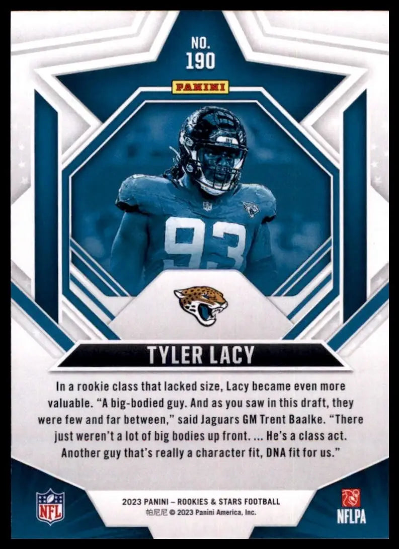 2023 Panini Rookies & Stars - Rookies Tyler Lacy #190 (RC)