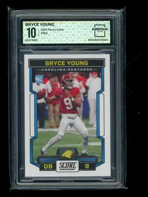 2023 Panini Score Bryce Young #301 RC Football Arena Club 10 - Football Card Single