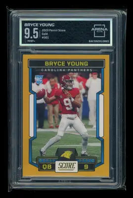 2023 Panini Score Gold Bryce Young #301 RC Football Arena Club 9.5 - Football Card Single