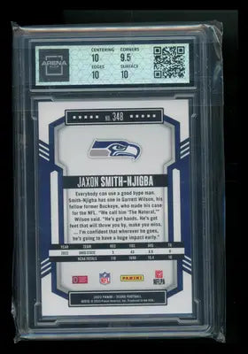 2023 Panini Score Jaxon Smith-Njigba #348 RC Football Arena Club 10 - Football Card Single