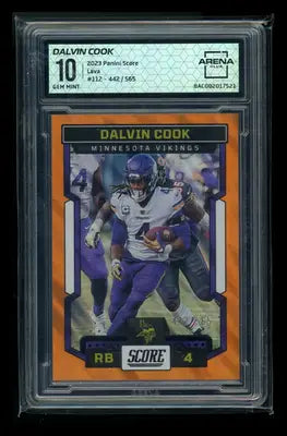 2023 Panini Score Lava Dalvin Cook #112 442/565 Football Arena Club 10 - Football Card Single
