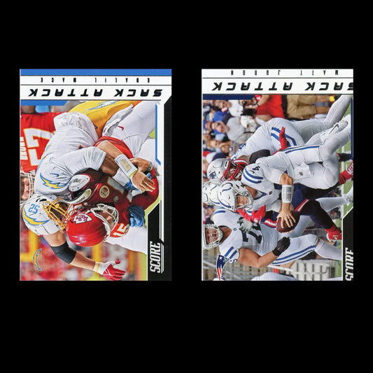 2023 Panini Score Sack Attack #1 - 15 Complete Your Set You Choose Pick Insert - Football Card Single