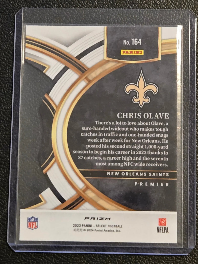 2023 Panini Select #164 Chris Olave Silver Prizms Die Cuts - Football Card Single