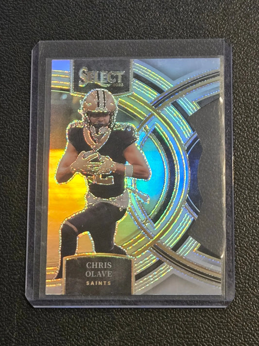 2023 Panini Select #164 Chris Olave Silver Prizms Die Cuts - Football Card Single