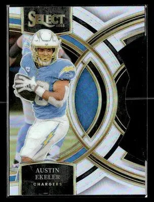 2023 Panini Select #169 Austin Ekeler Silver Prizms Die Cuts - Football Card Single