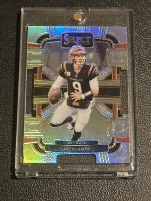 2023 Panini Select #20 Joe Burrow Silver Prizms Die Cuts - Football Card Single