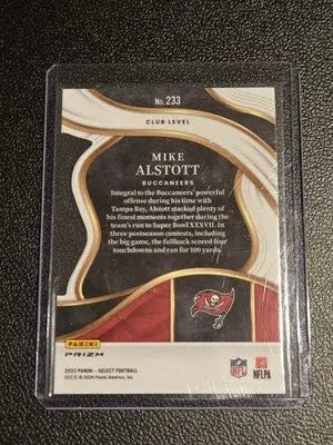 2023 Panini Select #233 Mike Alstott Green and Yellow Prizms Die Cuts - Football Card Single