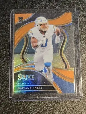 2023 Panini Select #283 Daiyan Henley Orange Prizms Die Cuts #/399 - Football Card Single