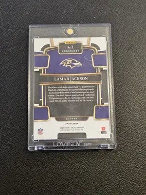 2023 Panini Select #7 Lamar Jackson Silver Prizms Die Cuts - Football Card Single
