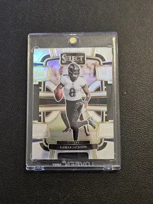 2023 Panini Select #7 Lamar Jackson Silver Prizms Die Cuts - Football Card Single
