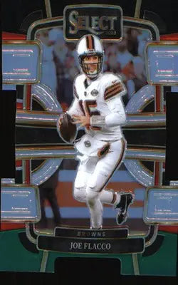 2023 Panini Select Black and Green Prizms Die Cuts #26 Joe Flacco - Football Card Single