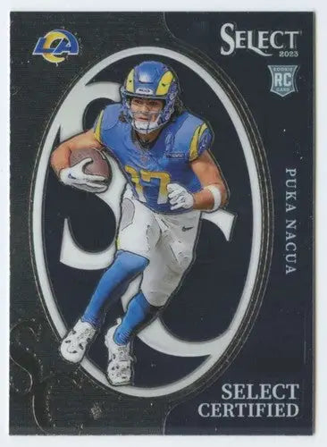 2023 Panini Select Select Certified Rookies #9 Puka Nacua NM-MT Rams ID:76019 - Football Card Single