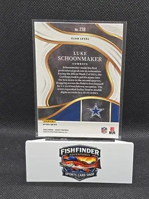 2023 Panini Select - Club Level Luke Schoonmaker #238 Disco Prizm (RC) - Football Card Single