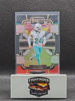 2023 Panini Select - Concourse Cam Smith #61 Black & Red Prizm Die-Cut (RC) - Football Card Single