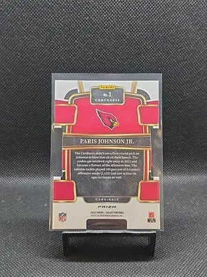 2023 Panini Select - Concourse Paris Johnson Jr. #3 Red & Blue Prizm Die-Cut...