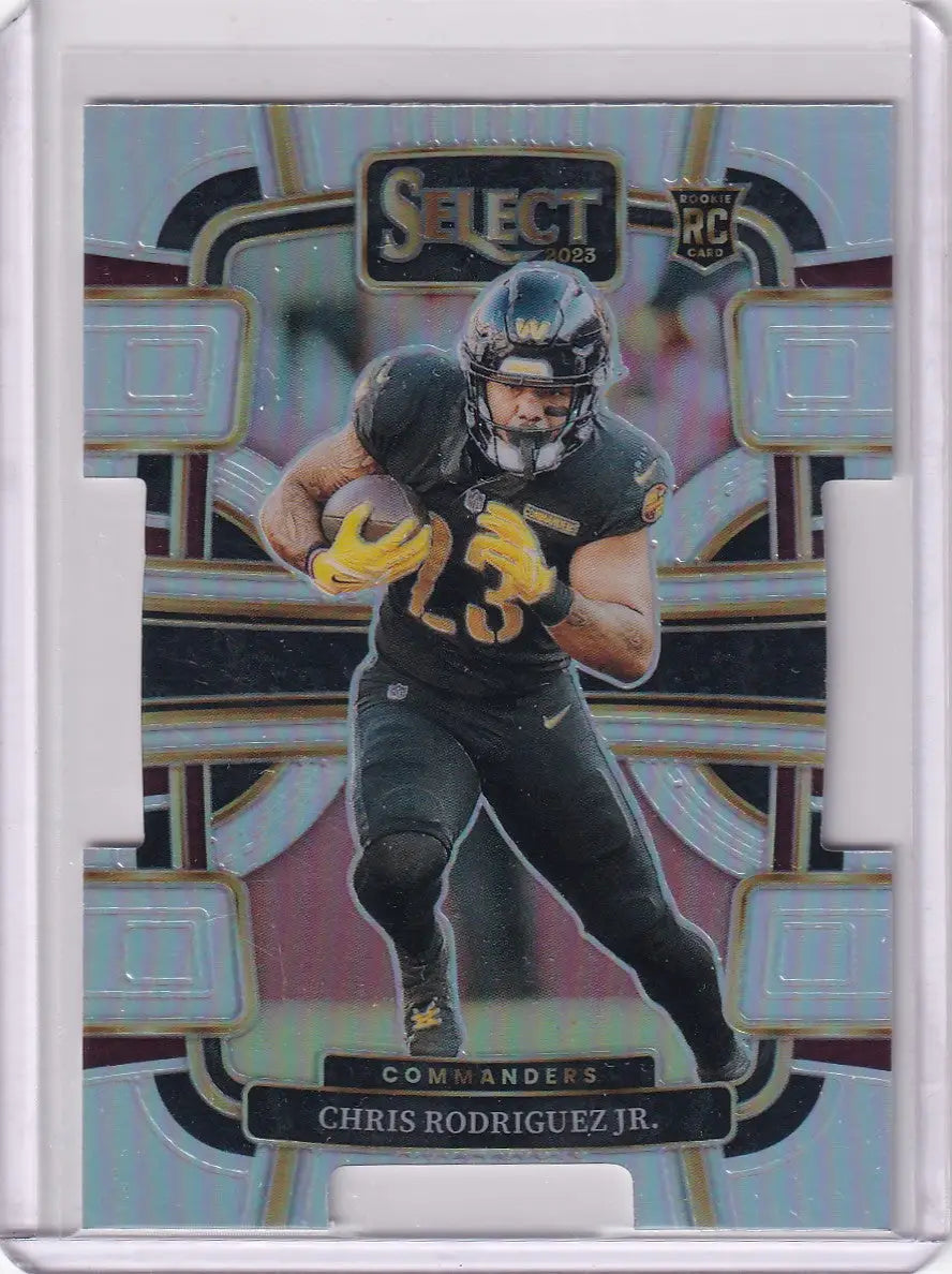 2023 Panini Select Concourse Silver Die-Cut #100 Chris Rodriguez - Commanders - Football Card Single