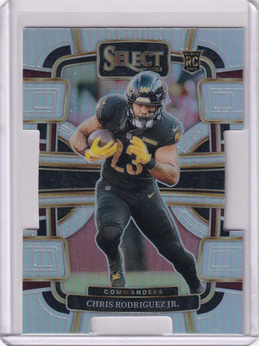 2023 Panini Select Concourse Silver Die-Cut #100 Chris Rodriguez - Commanders - Football Card Single